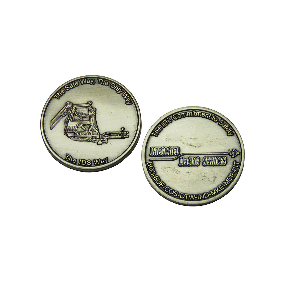 Integrated Deicing Services Challenge Coin
