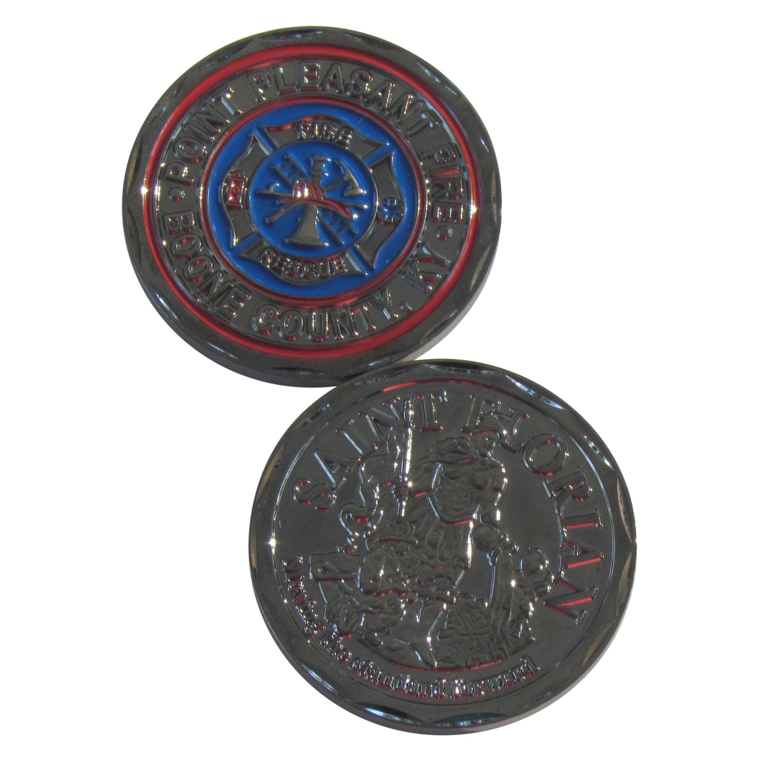Point Pleasant Boone Country ,KY Fire Rescue Challenge Coin