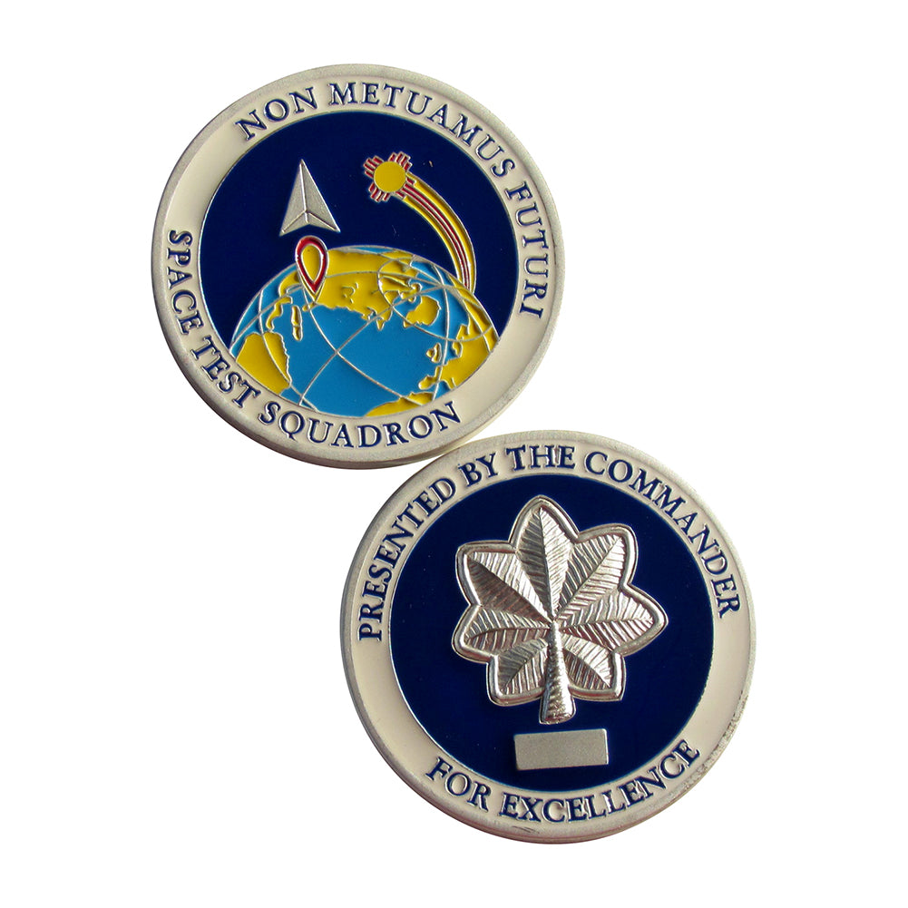 Space Test Squadron Challenge Coin