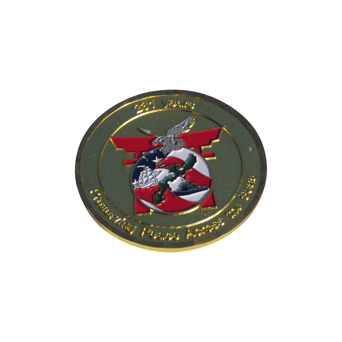 US Navy 231 Years Preserving Peace Across The Seas Challenge Coin