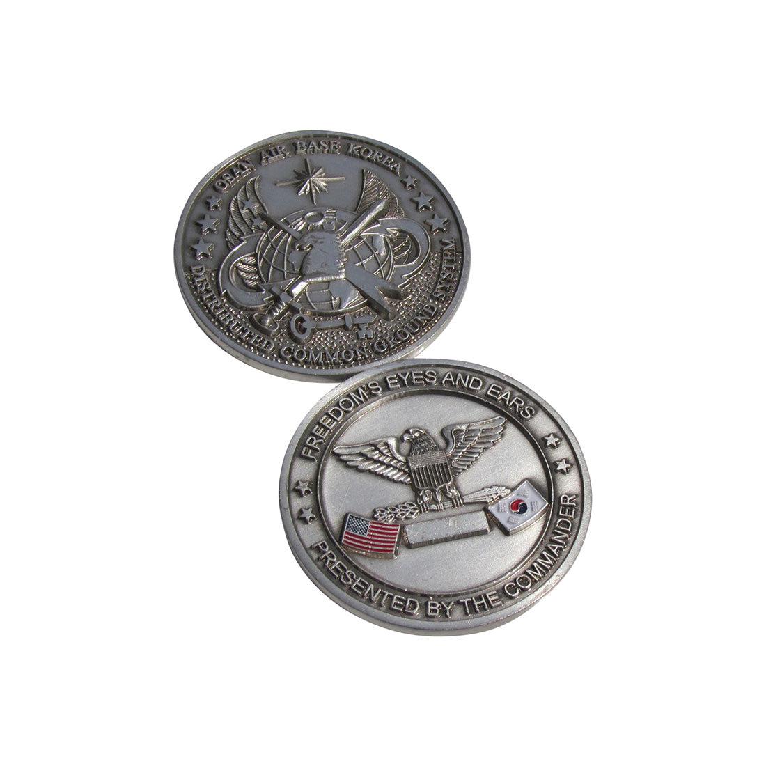 Osan Base Korea Distributed Common Ground System Challenge Coin