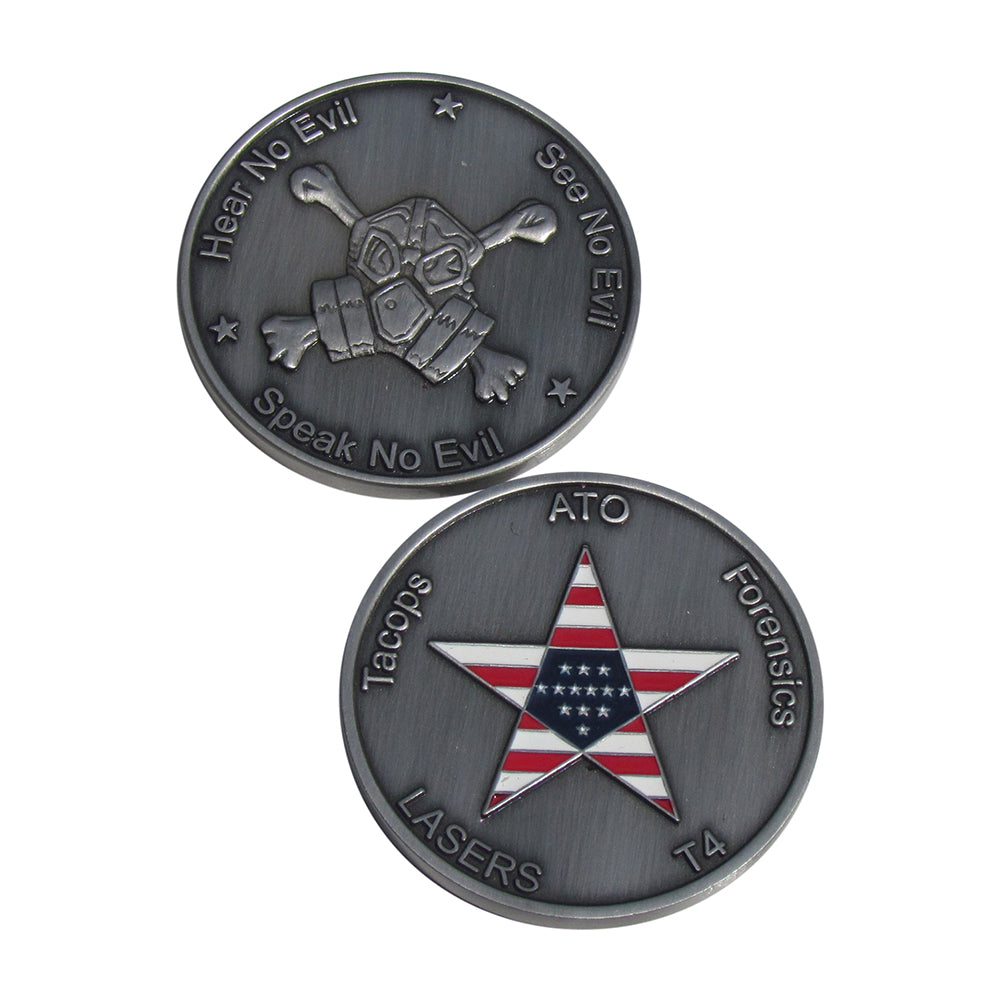 US Army Tacops ATO Forensic Challenge Coin
