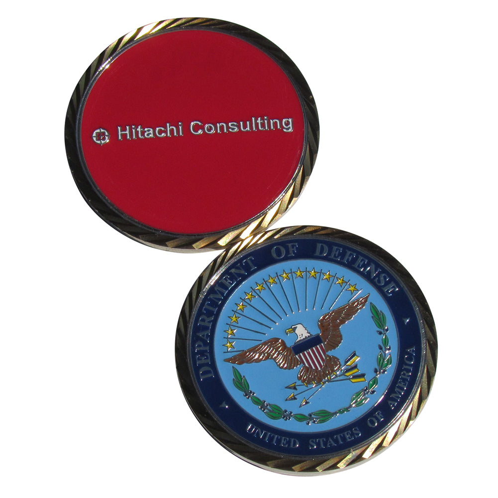 US DoD Hitachi Consulting Challenge Coin