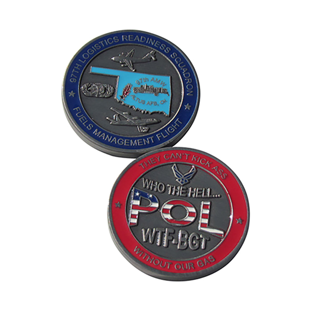 USAF 97th Logistics Readiness Squadron Challenge Coin