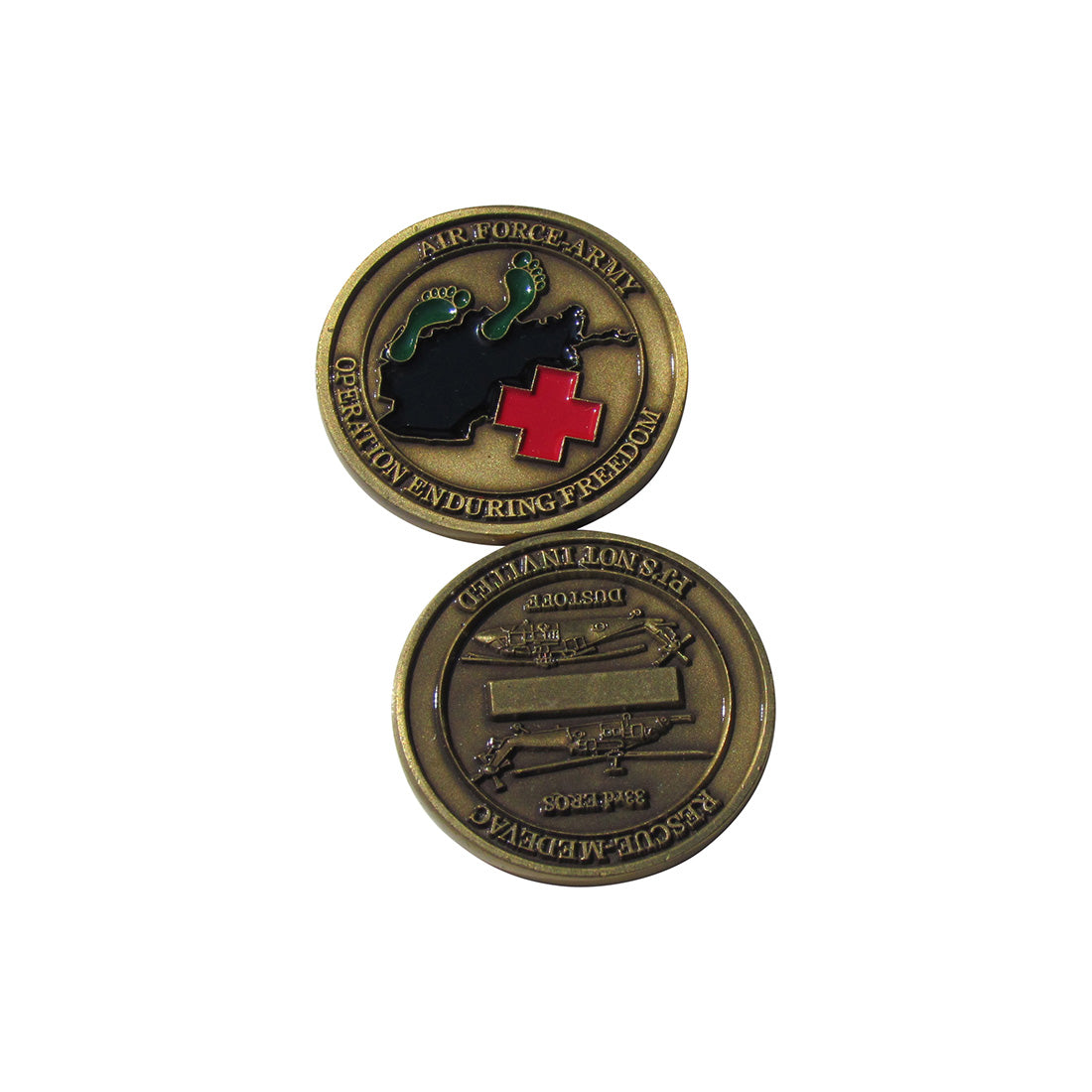 US AF-Army 33rd EROS Rescue Medevac Challenge Coin