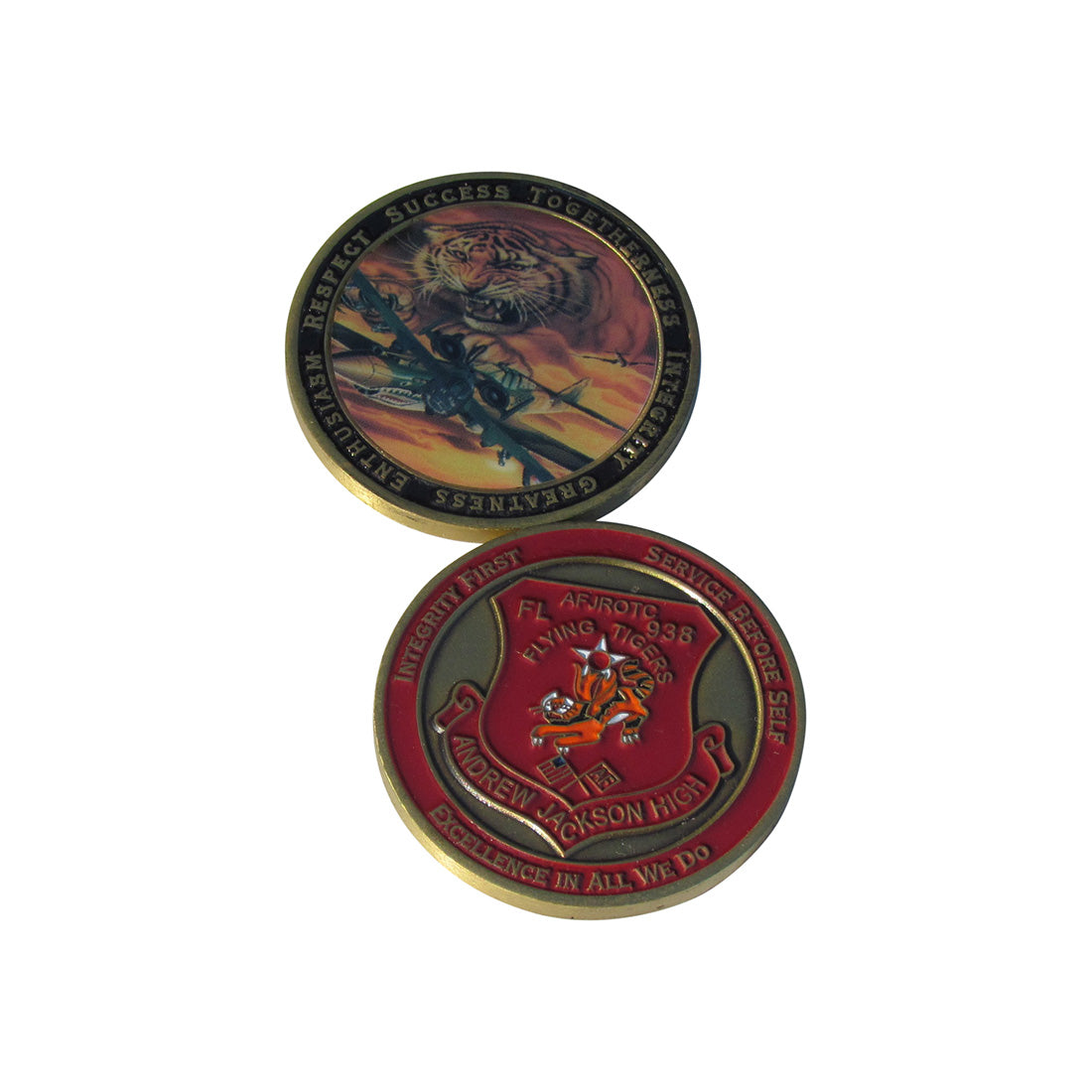 USAF Junior Reserve ROTC Andrew Jackson High Challenge Coin
