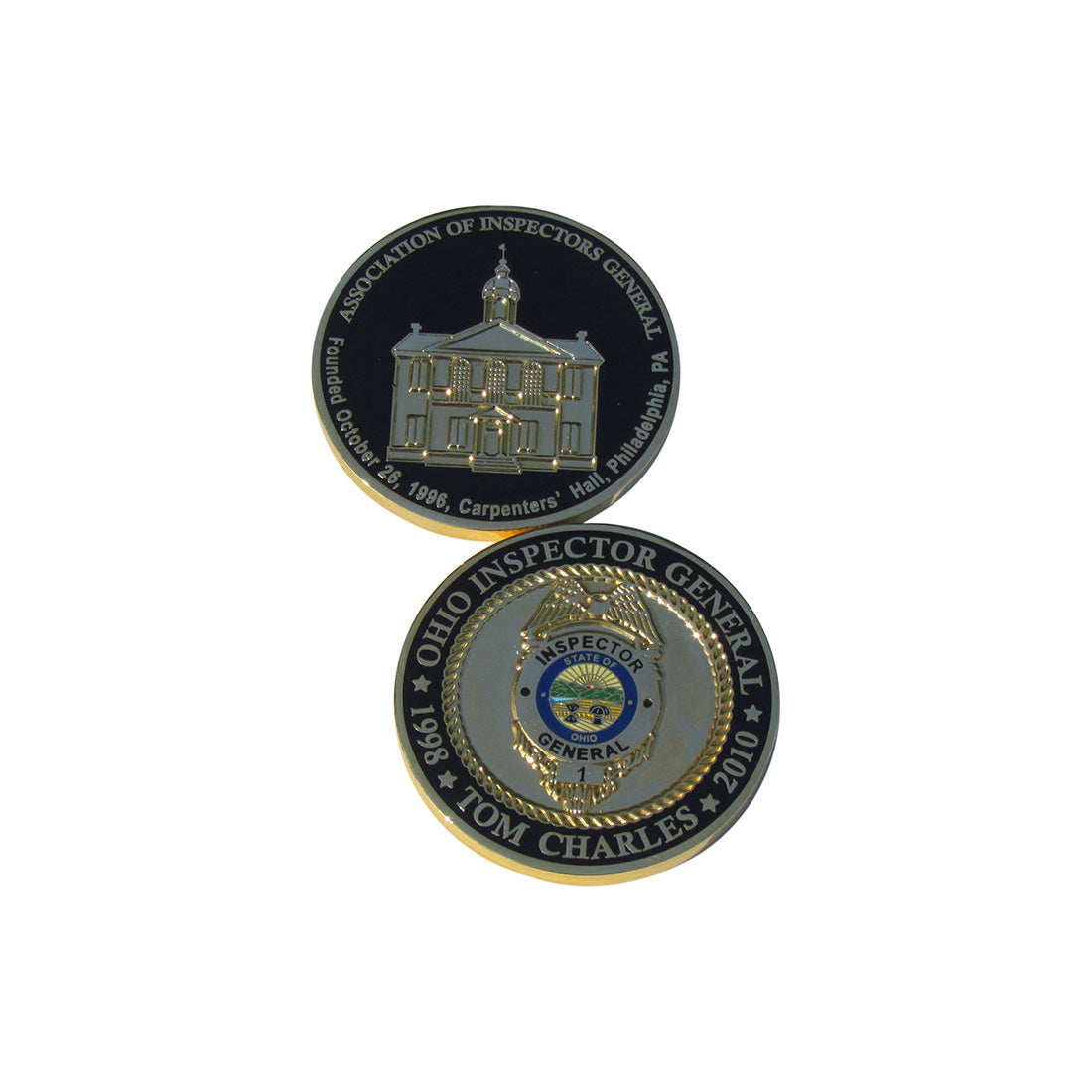 Ohio Inspector General Tom Charles Challenge Coin