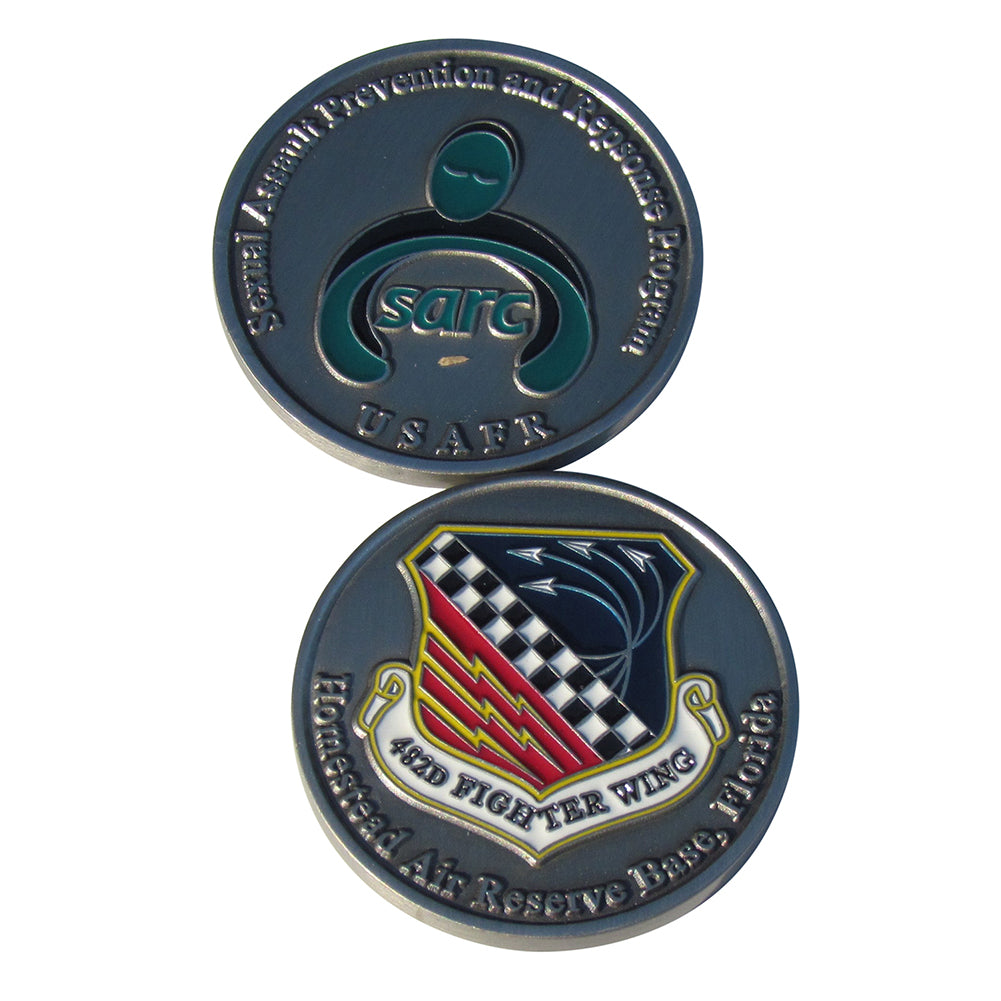 US Air Force Reserve 482D Fighter Wing Challenge Coin