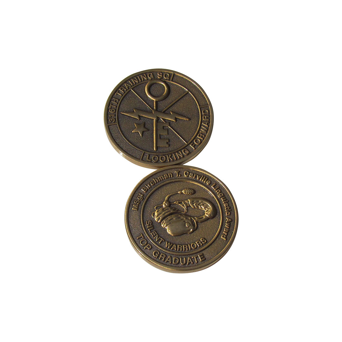 316th Training Squadron Silent Warriors Top Graduate Challenge Coin