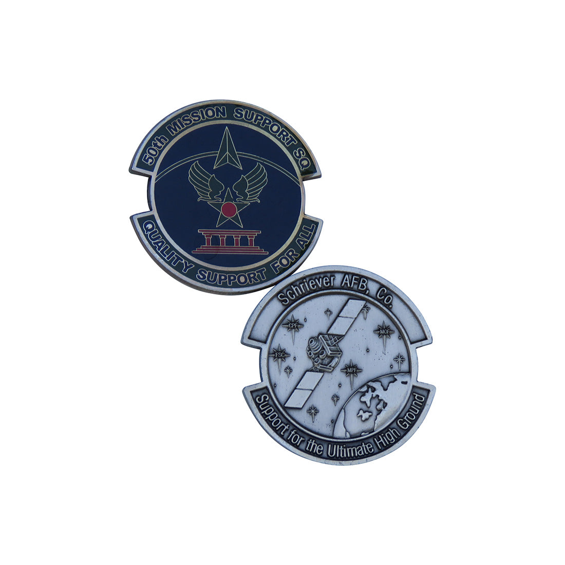 US Air Force 50th Mission Support SQ Challenge Coin