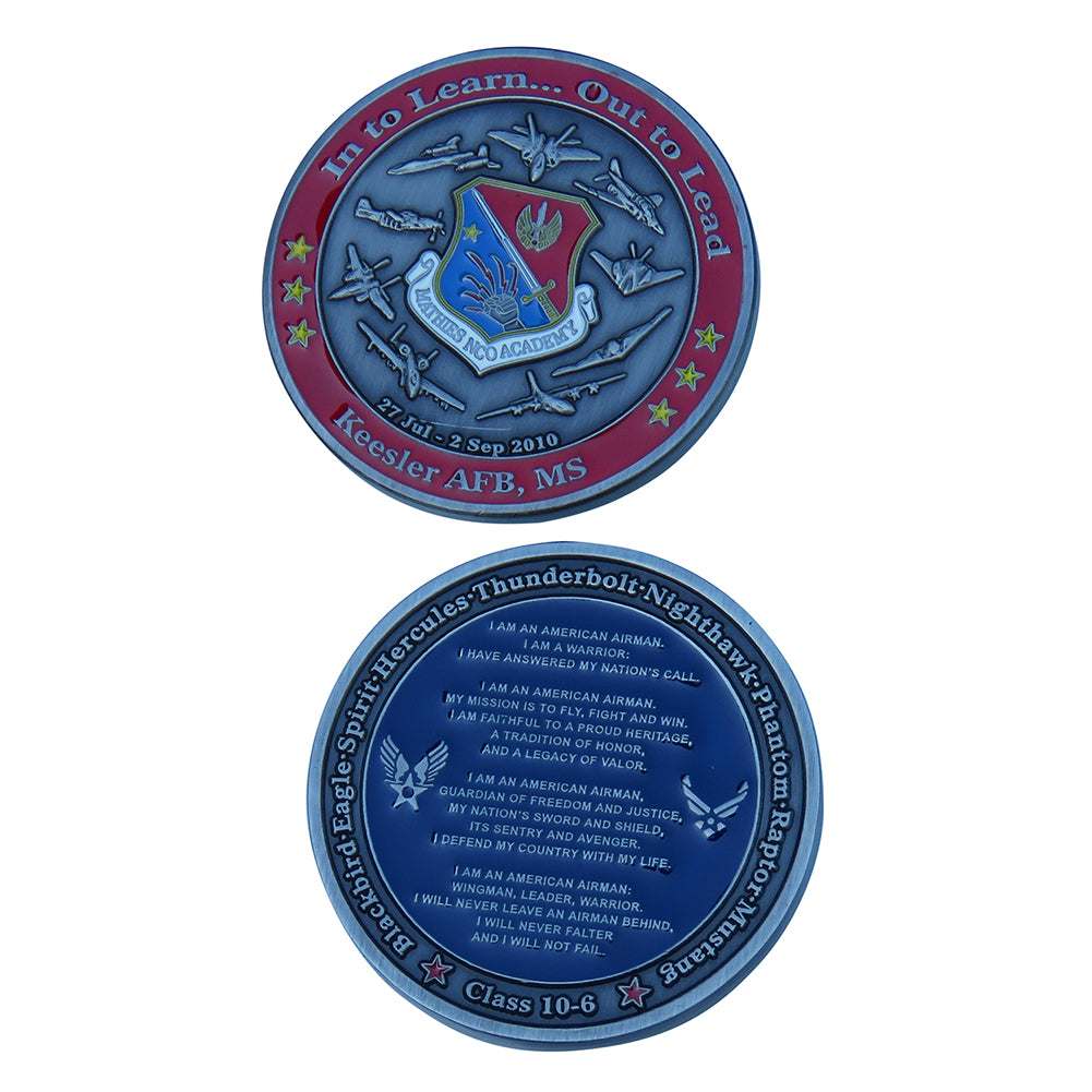 US Air Force Mathis NCO Academy Challenge Coin