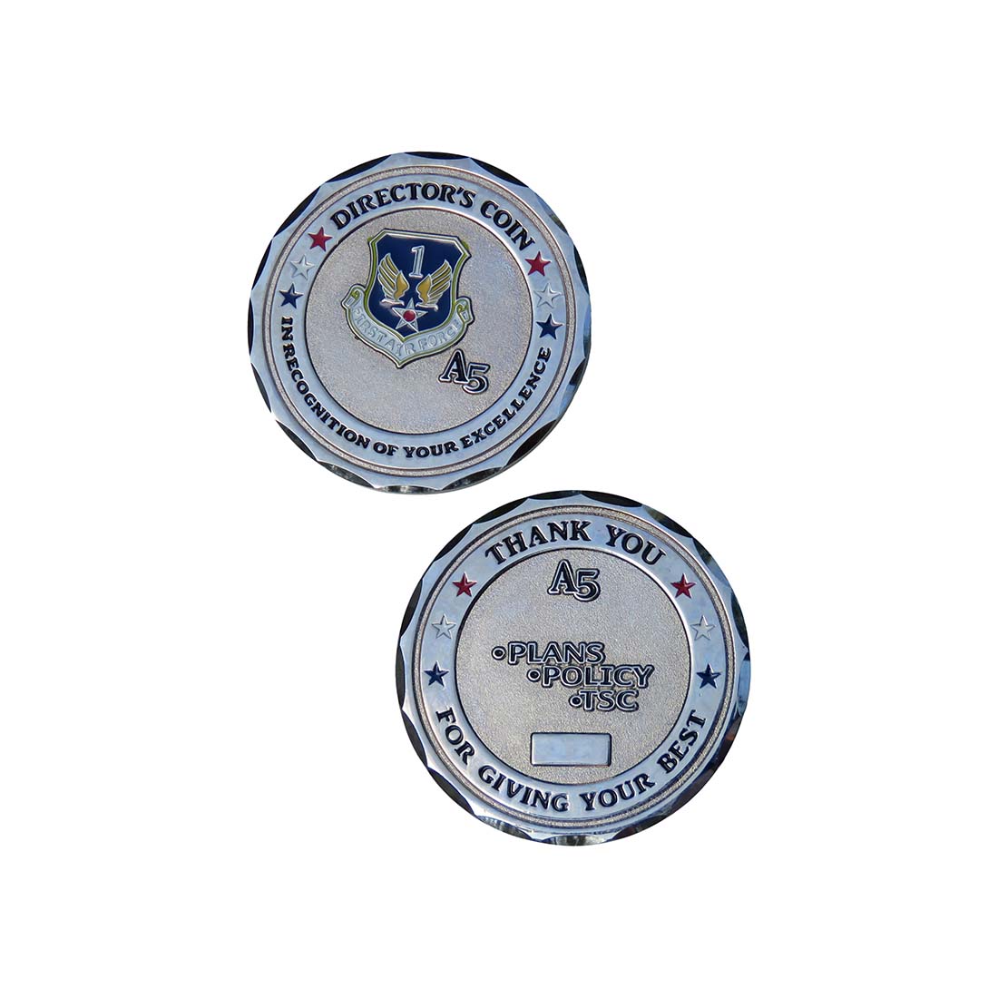 US Air Force  Director's Coin Recognitions Of Excellence Challenge Coin