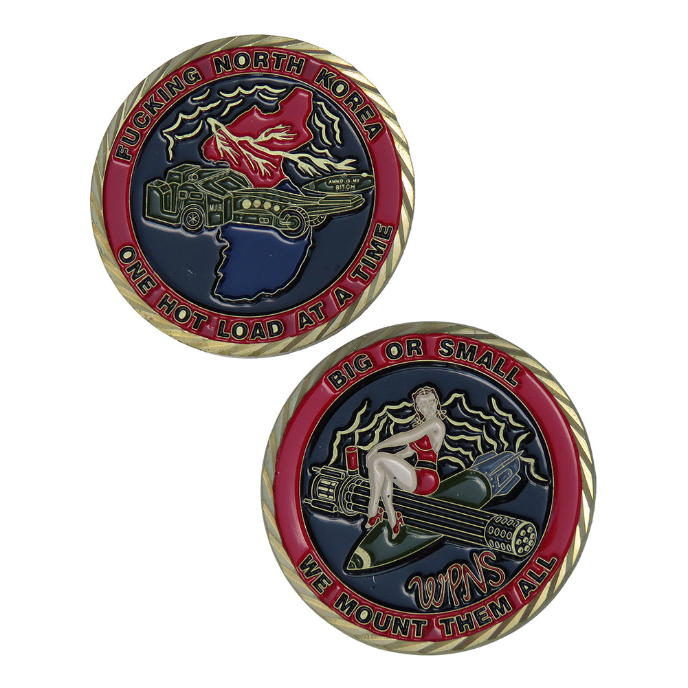 US Air Force One Hot Load At A Time Challenge Coin