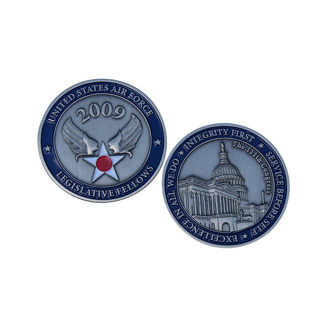 United states Air Force Legislative Fellows Challenge Coin