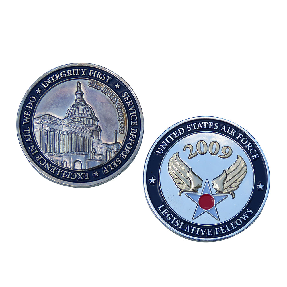US Air Force Legislative Fellows 2009 Challenge Coin