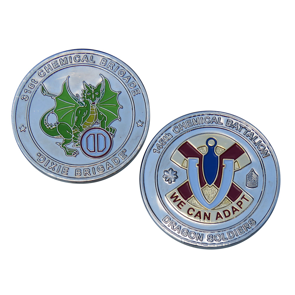US Army 31st Chemical Brigade Challenge Coin