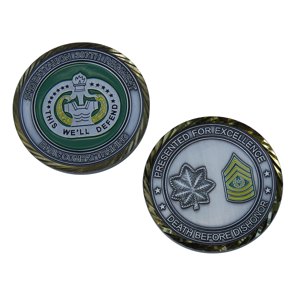 US Army 2nd Battalion 397th Regiment Challenge Coin