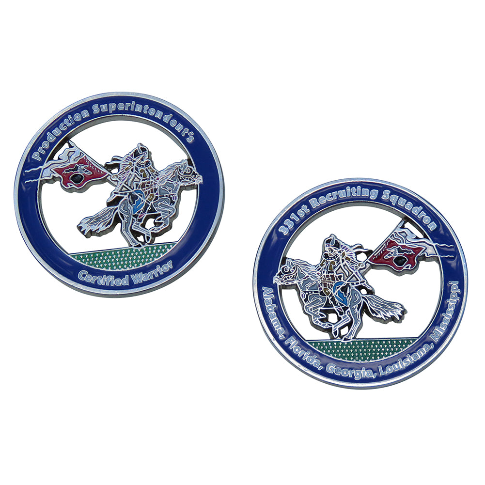 US Air Force Production Superintendents Challenge Coin