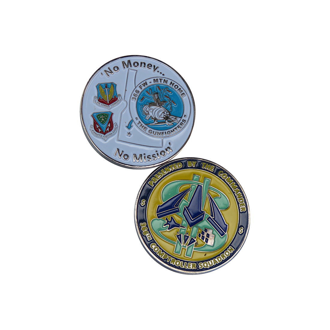 US Air Force 366th Comptroller Squadron Challenge Coin