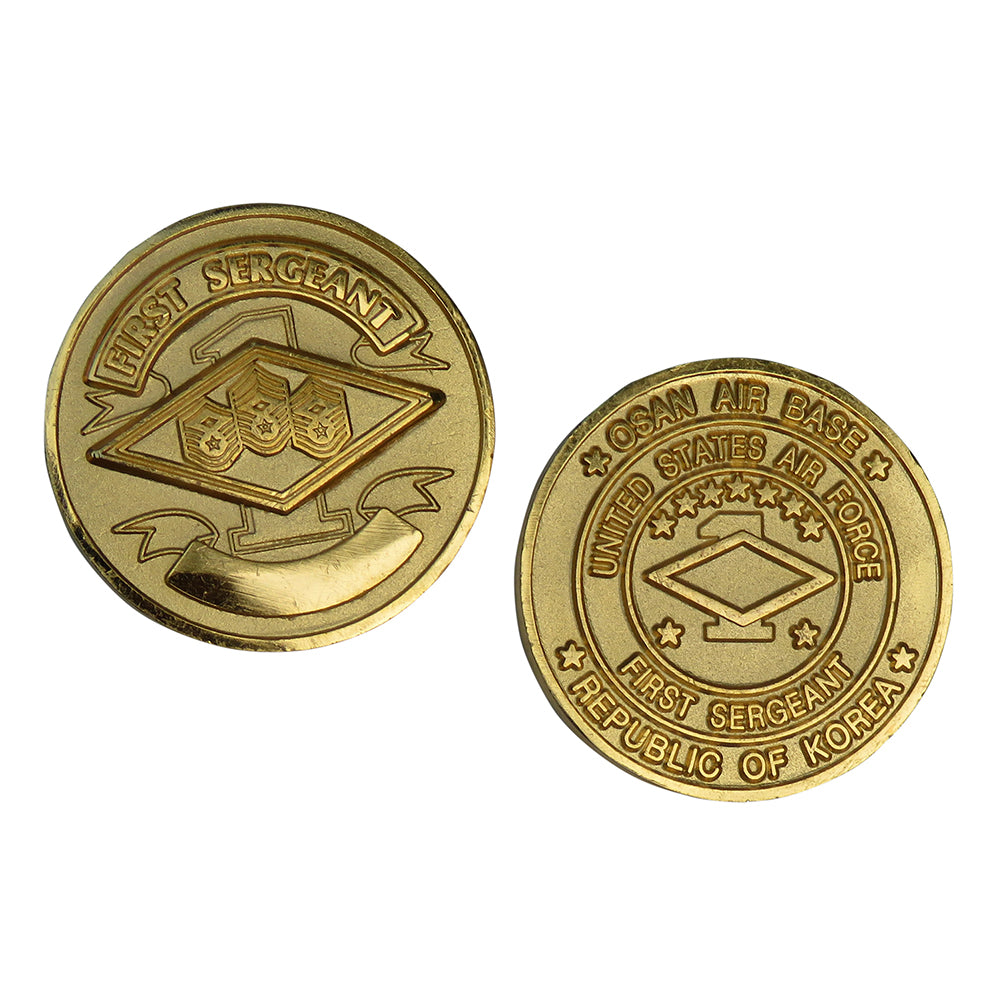 US Air Force First Sergeant, Osan Air Base Korea Challenge Coin