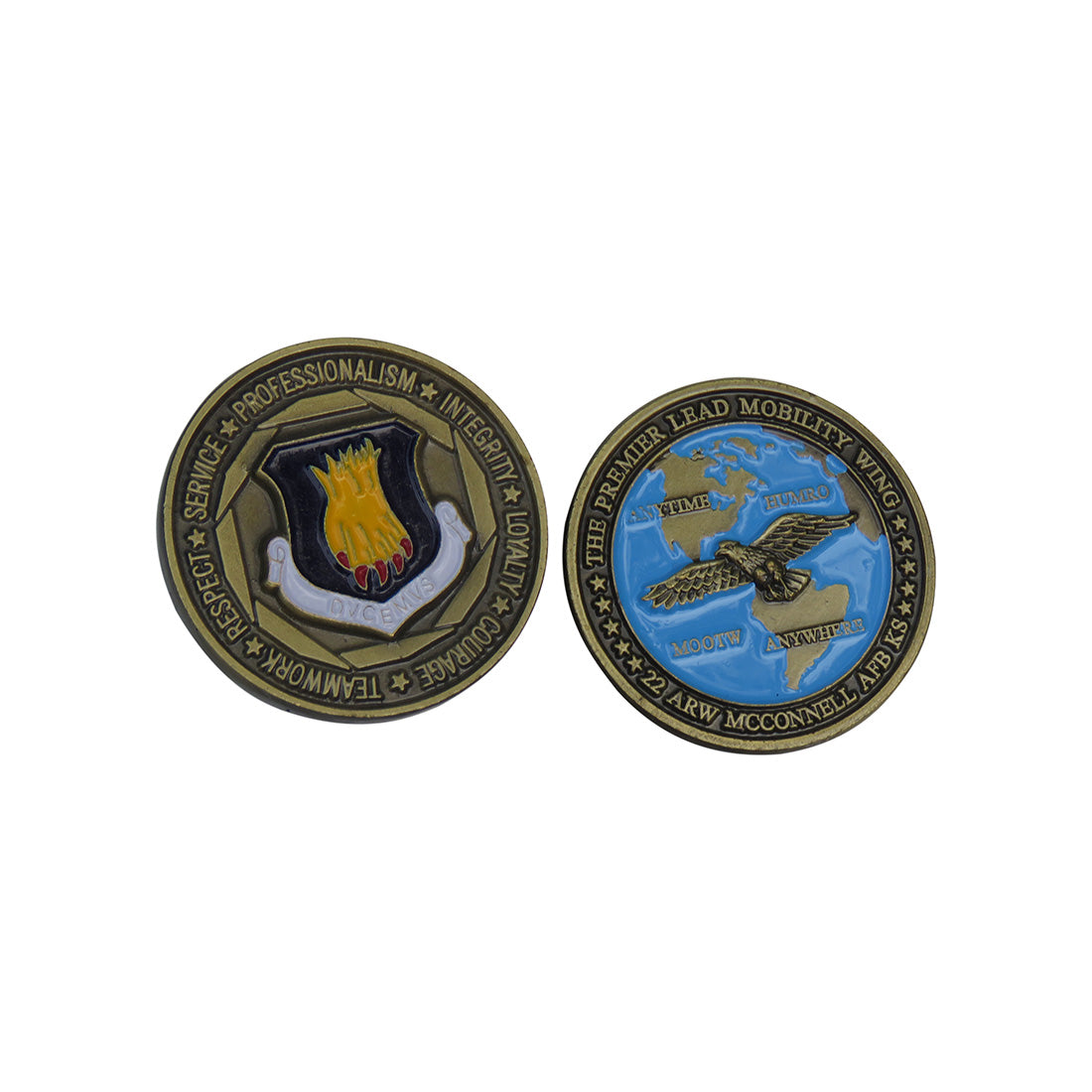 US Air Force 22 ARW Mcconnell AFN KS Challenge Coin