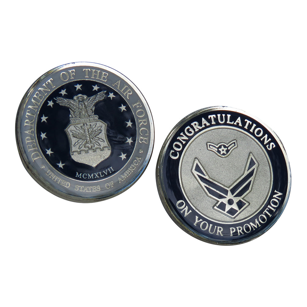 US Air Force Congratulations on your Promotion, MCMXLVII Challenge Coin