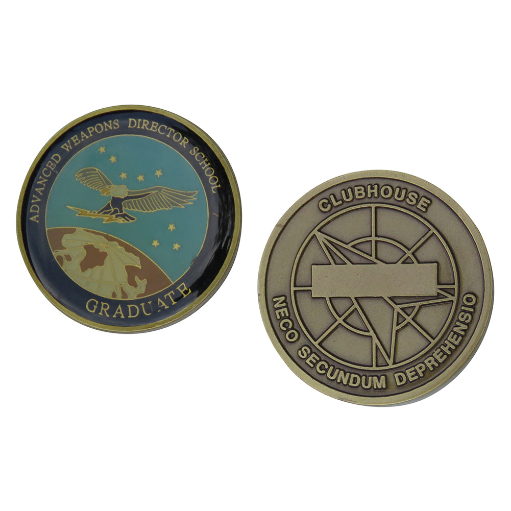 US Air Force Advanced Weapons Director School Challenge Coin