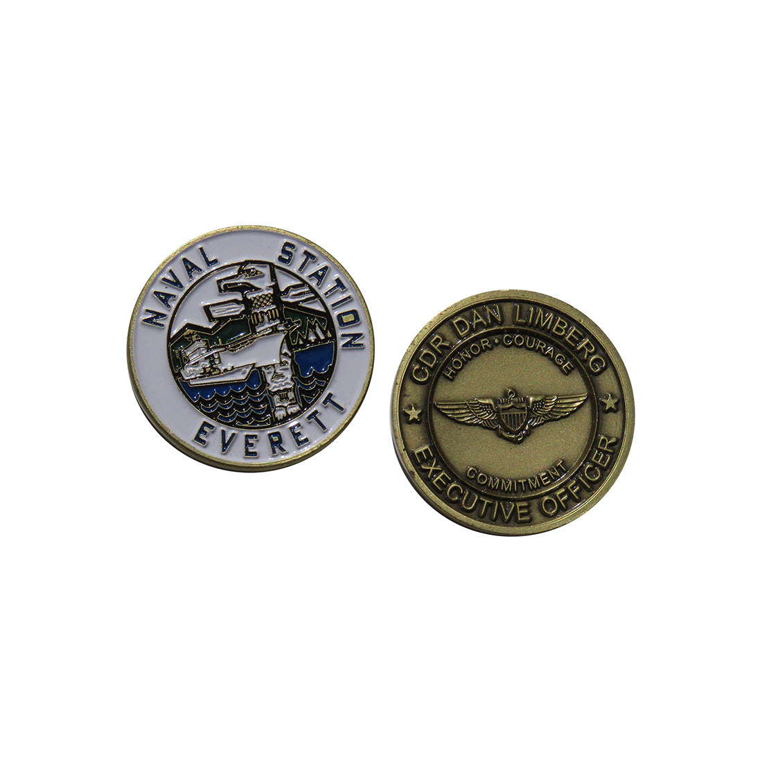 US Navy Naval Fleet Everett Challenge Coin