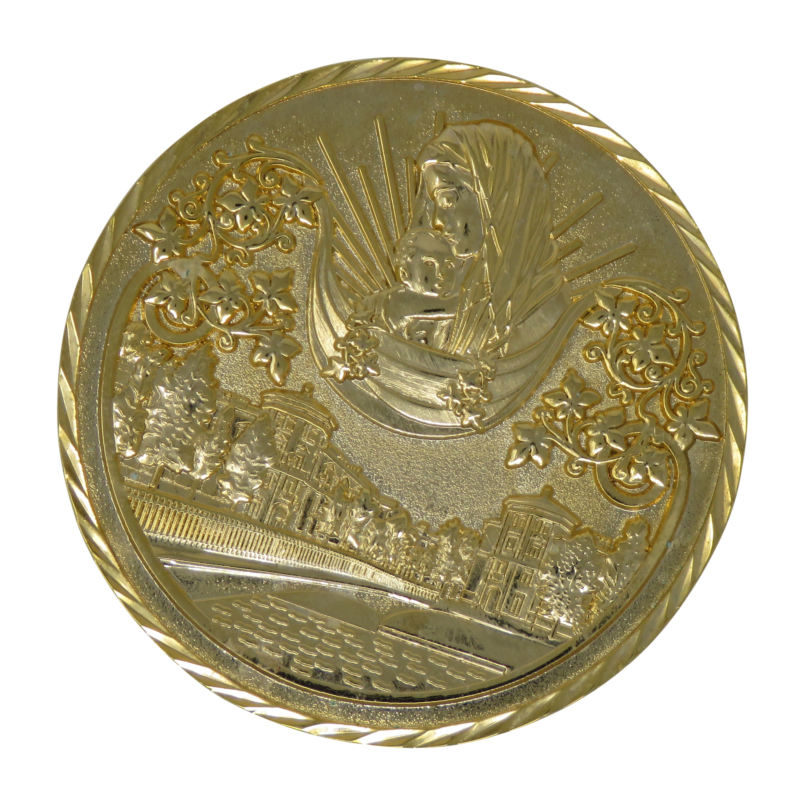 Mother Carrying A Child Challenge Coin