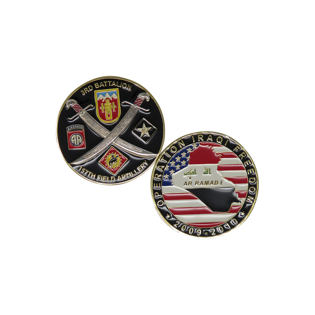 US Army 3rd Battalion 157th Field Artillery Challenge Coin