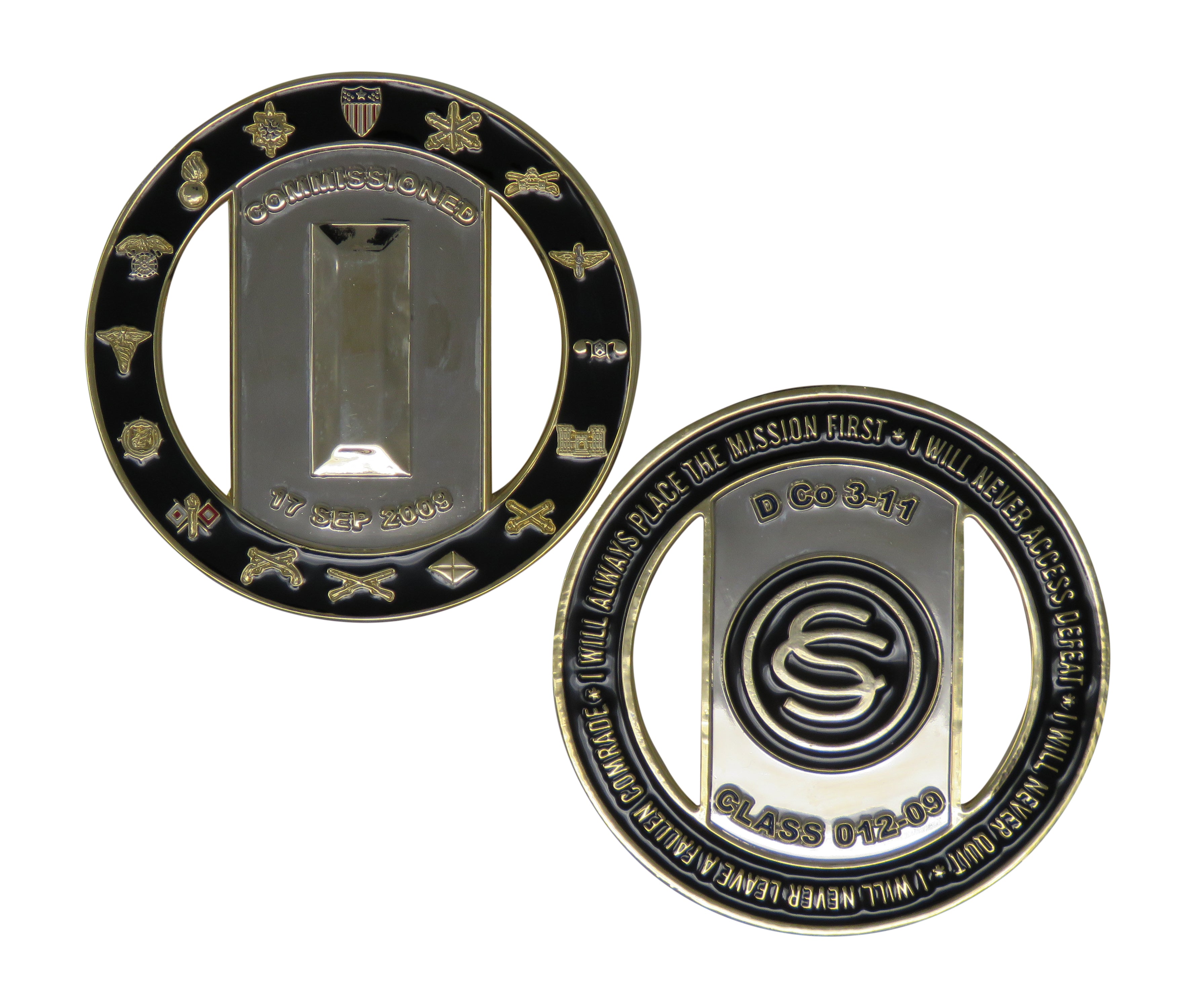 Commissioned 17 Sep,2009 Challenge Coin