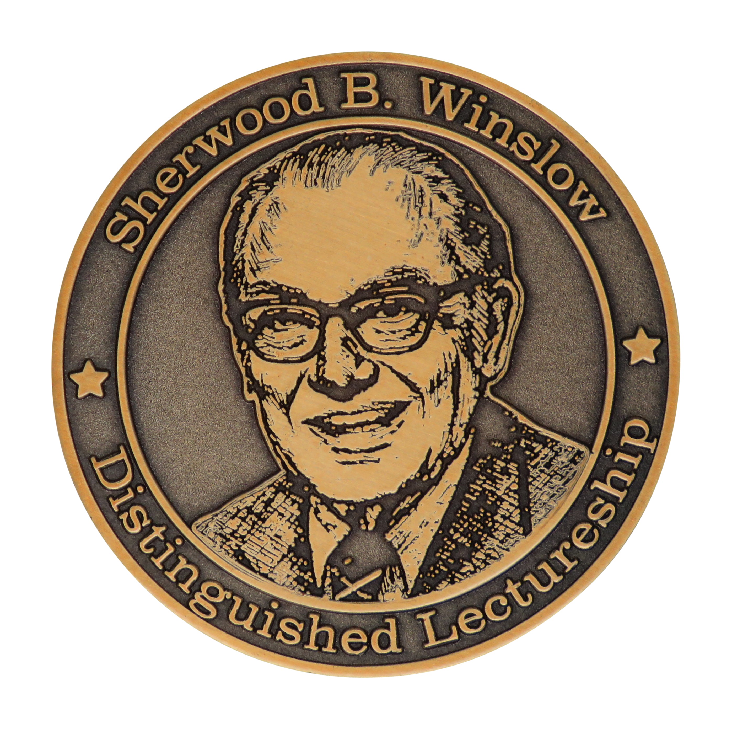 Sherwood B.Winslow Distinguished Lectureship Challenge Coin