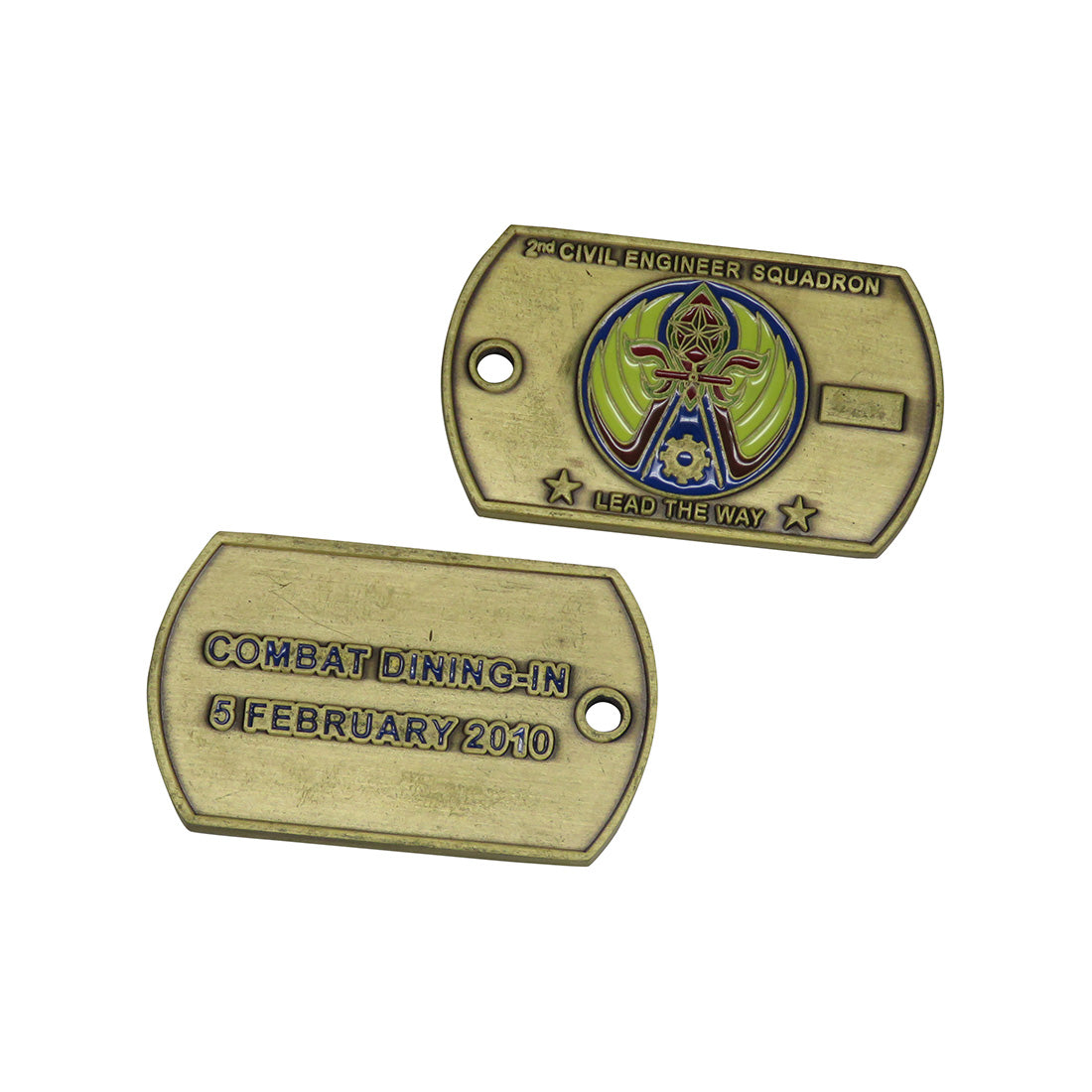 US  Air Force 2nd Civil Engineer Squadron Challenge Coin
