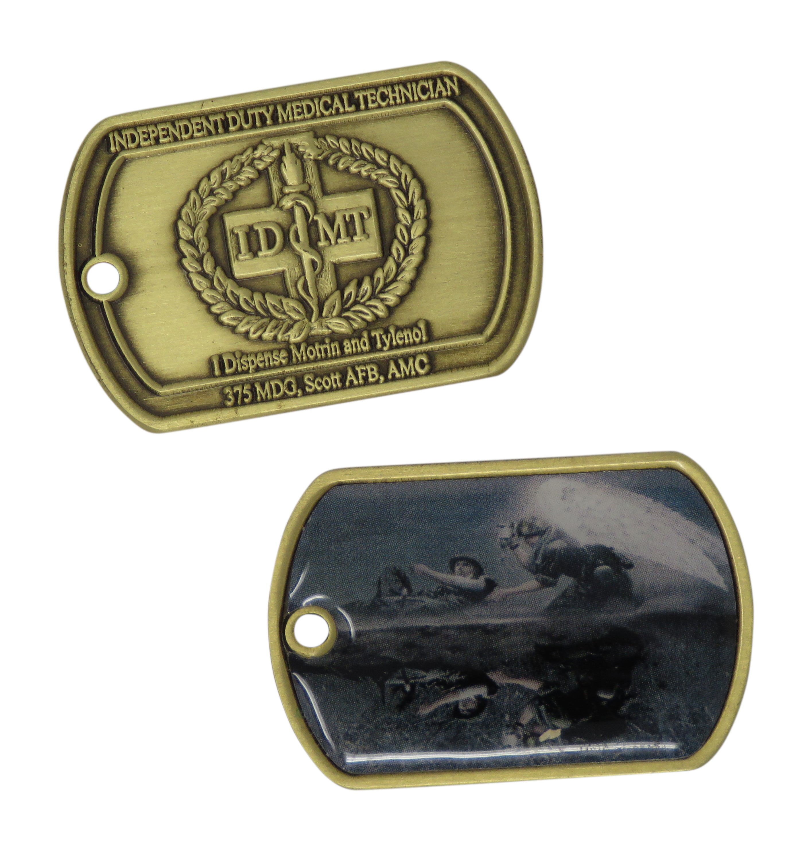 US Air Force IDMT 375 MDG Challenge Coin