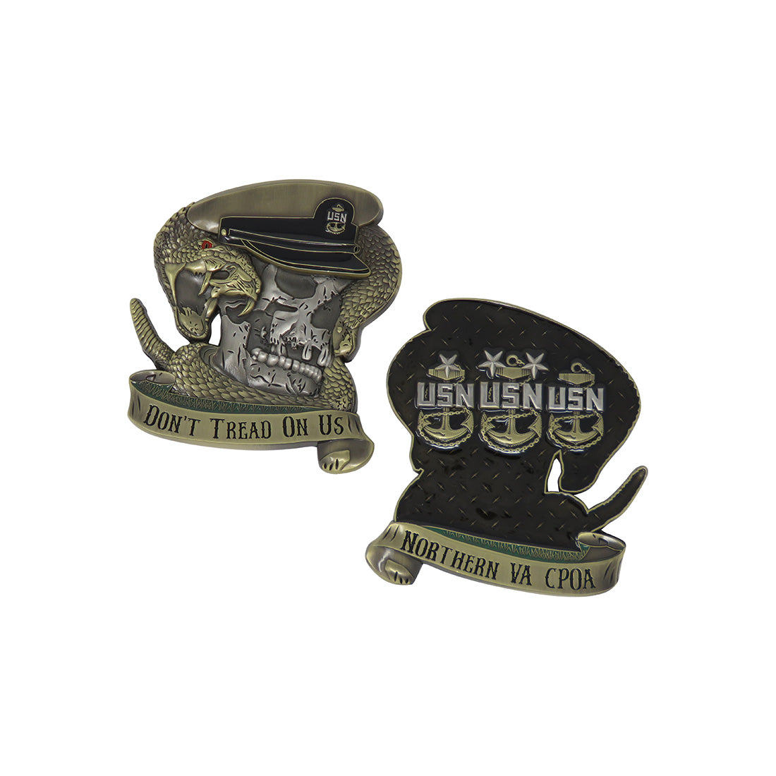 USN Northern VA CPOA Challenge Coin