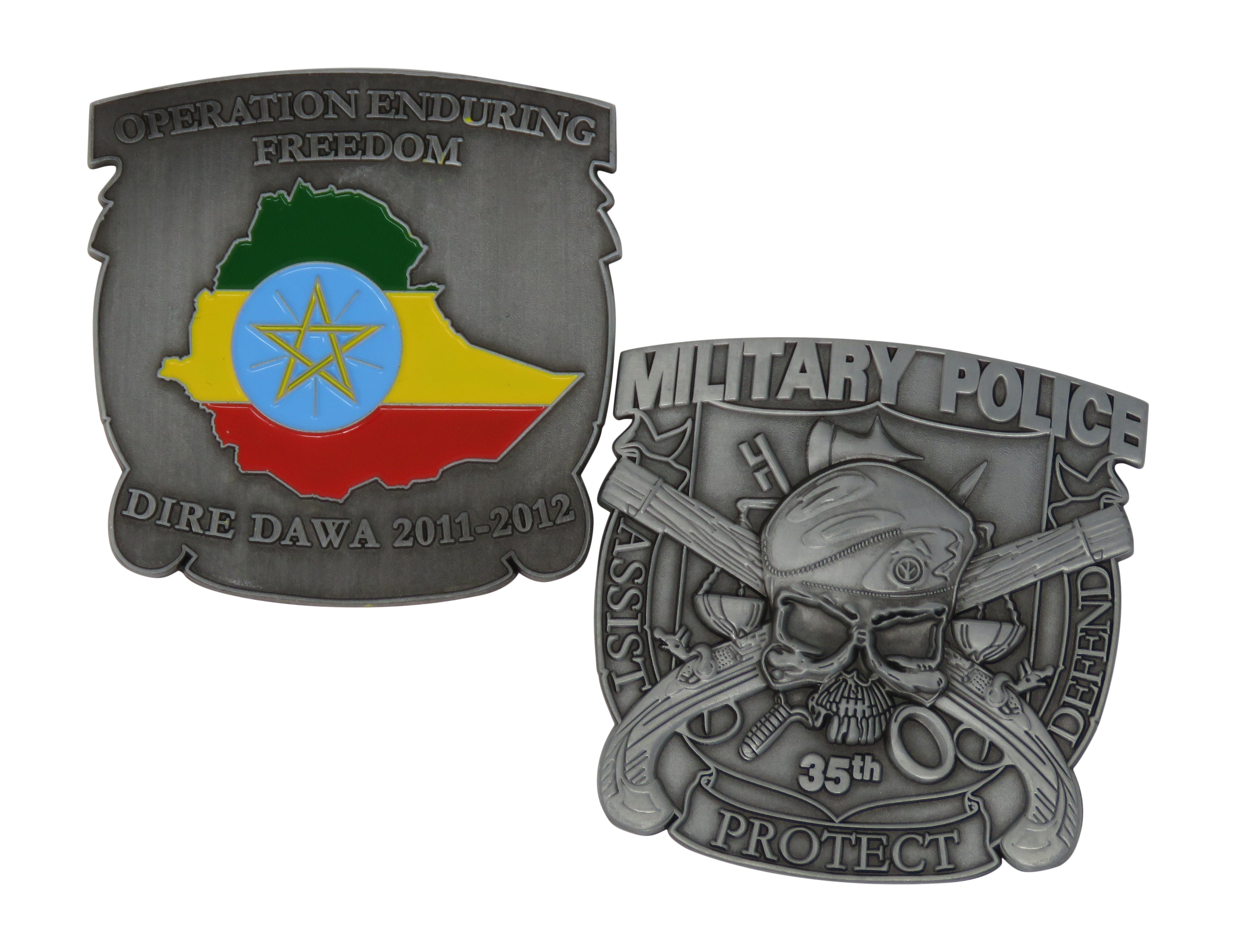 35th Military Police OEF Dire Dawa 2011-2012 Challenge Coin