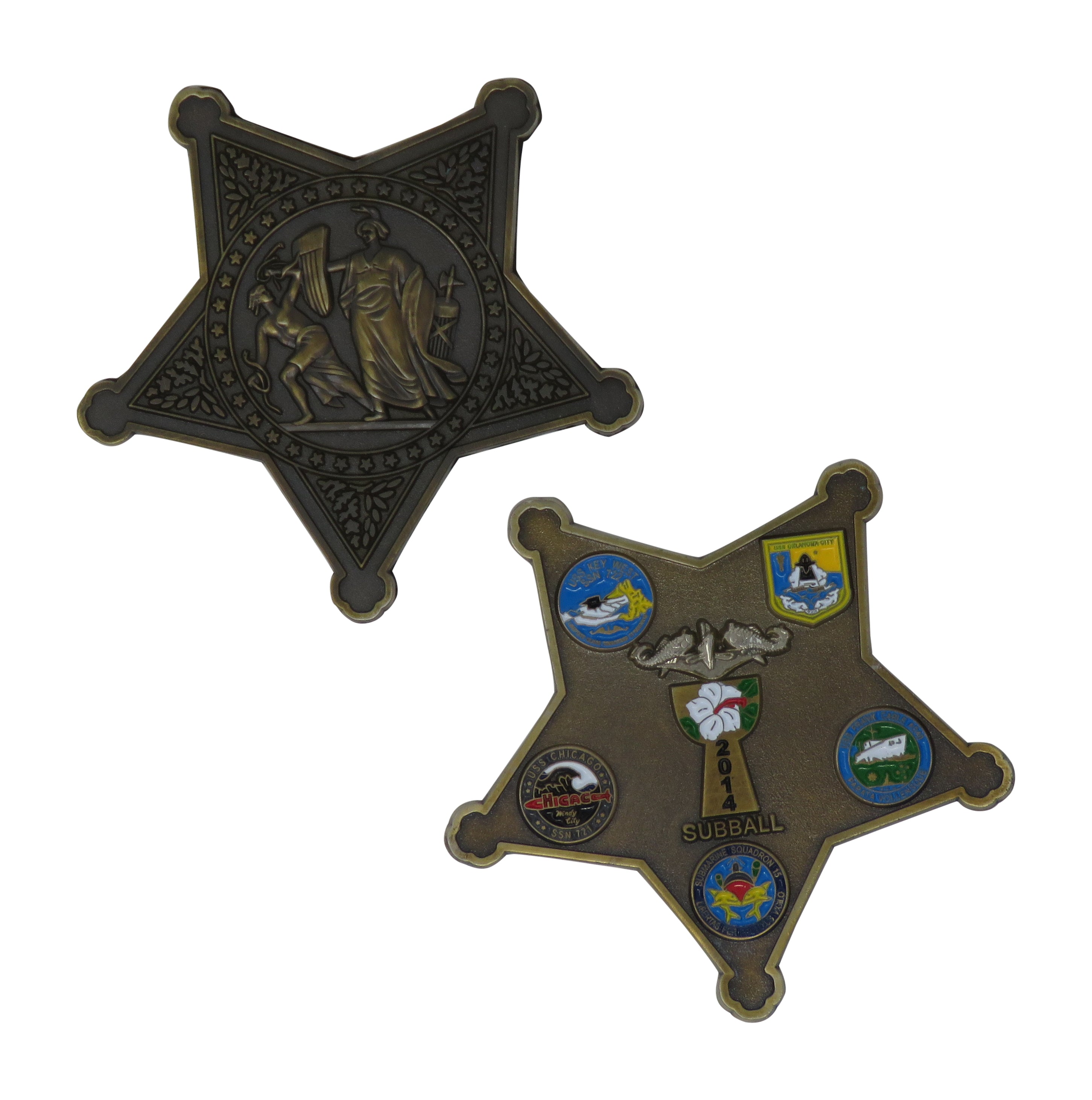 US Navy Subball 2014 Challenge Coin