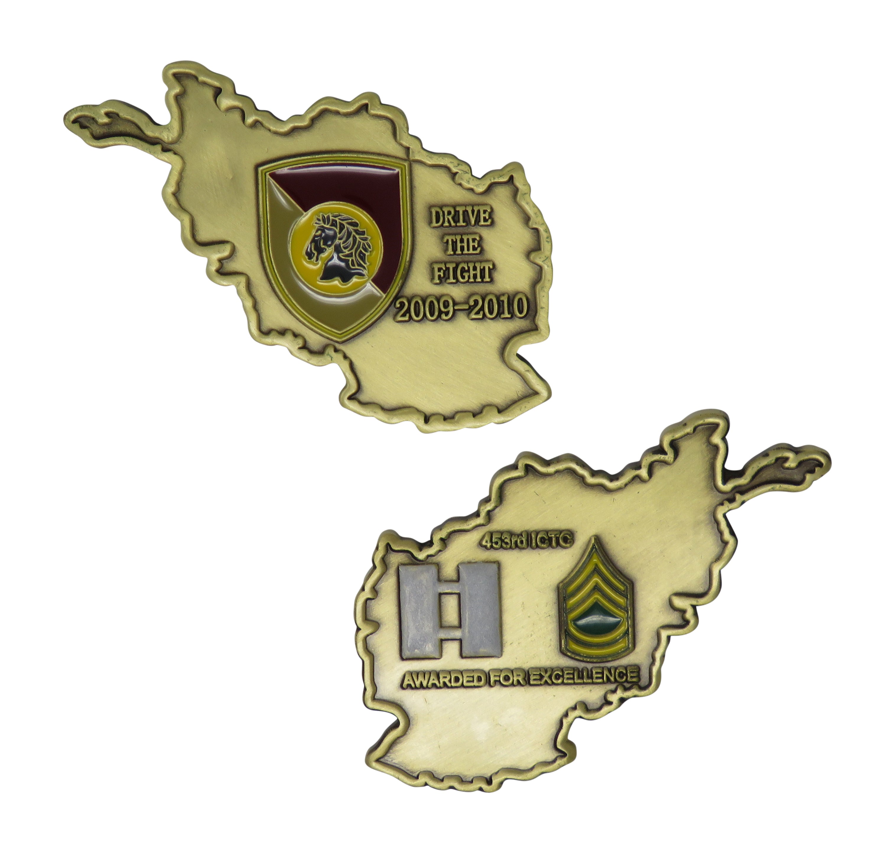 US Army Drive The Fight  2009-2010 Challenge Coin