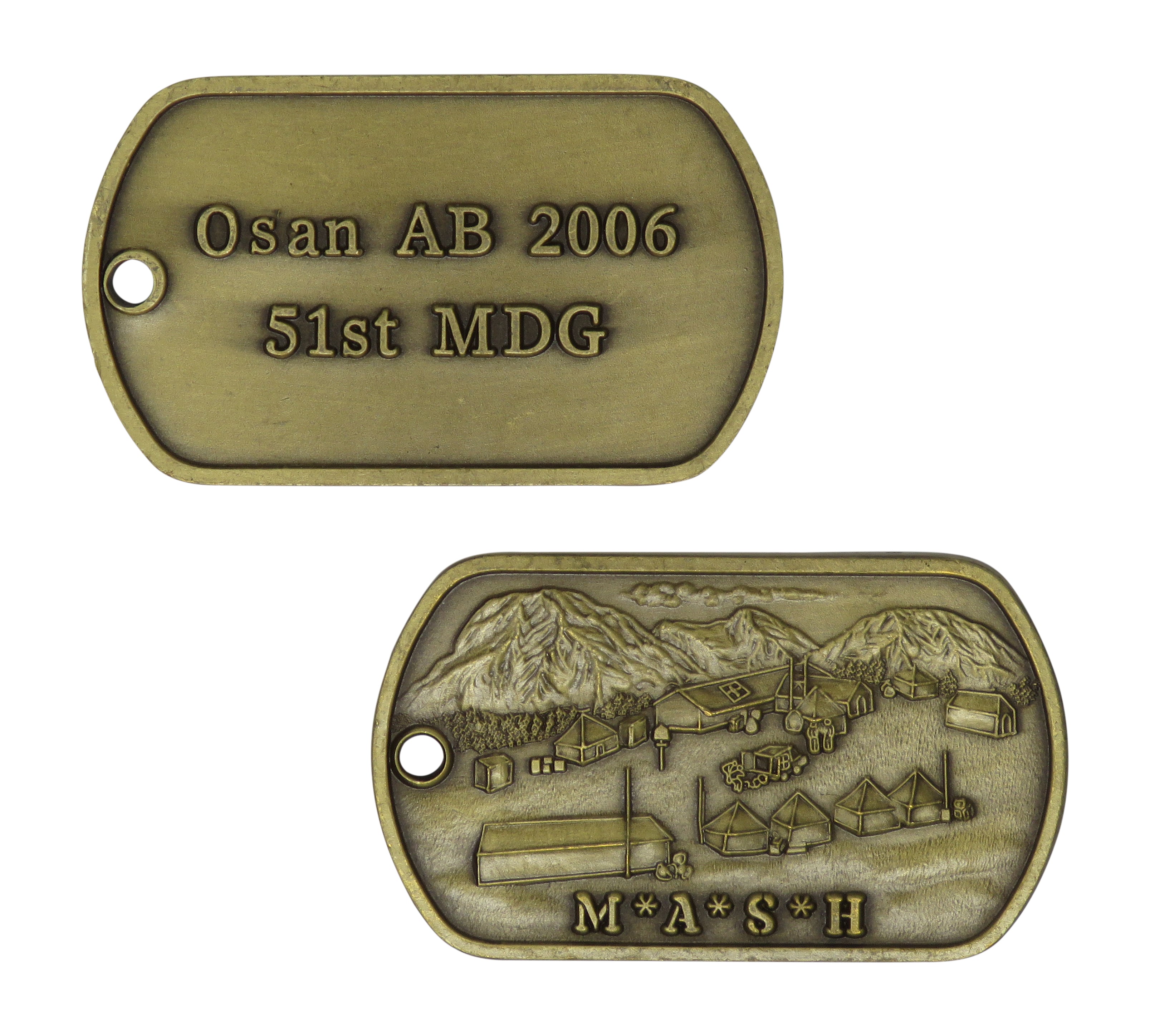 Osan Air Base MDG 2006 Challenge Coin