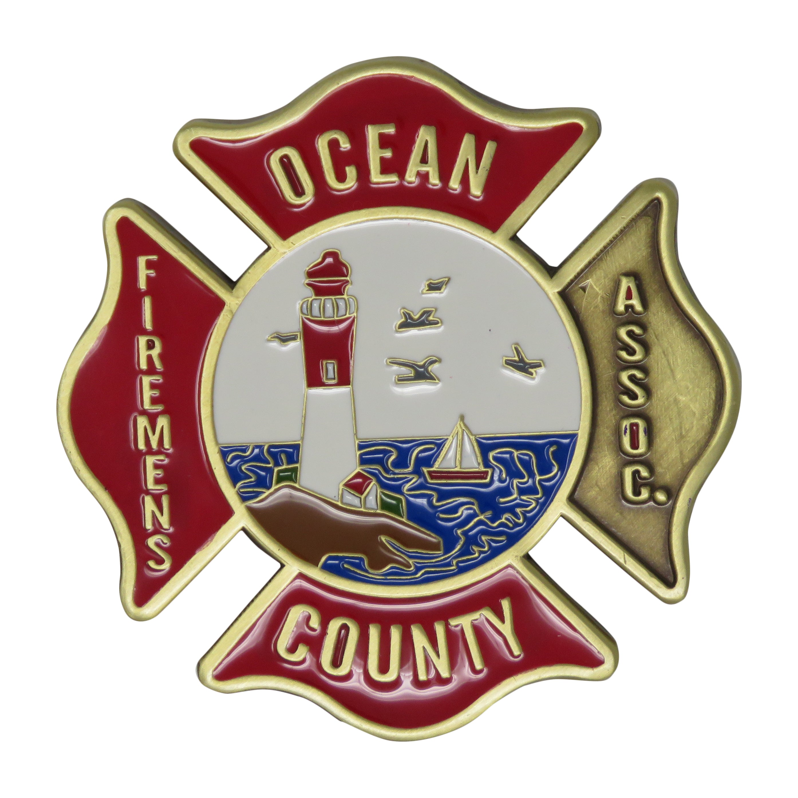 Ocean Country Firemen's Association STA 52 2009 Challenge Coin