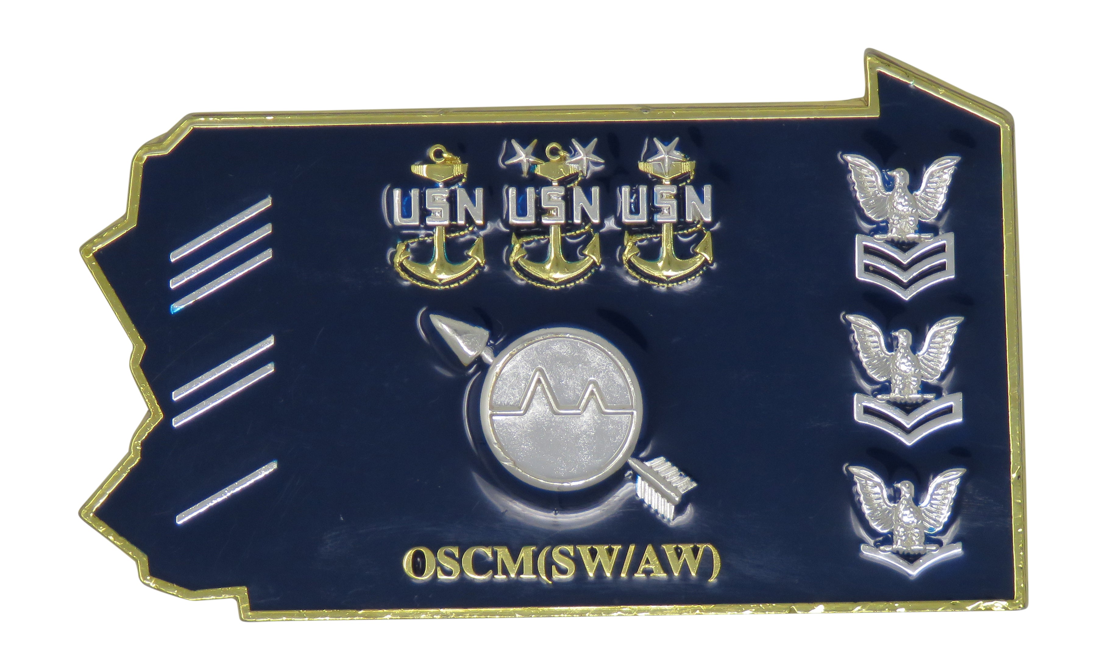 US Navy OSCM SW AW Sursum AB Ordine October 1st 2015 Challenge Coin