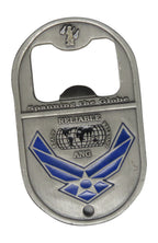 US Air National Guard North Highlands Top Three Bottle Opener Challenge Coin