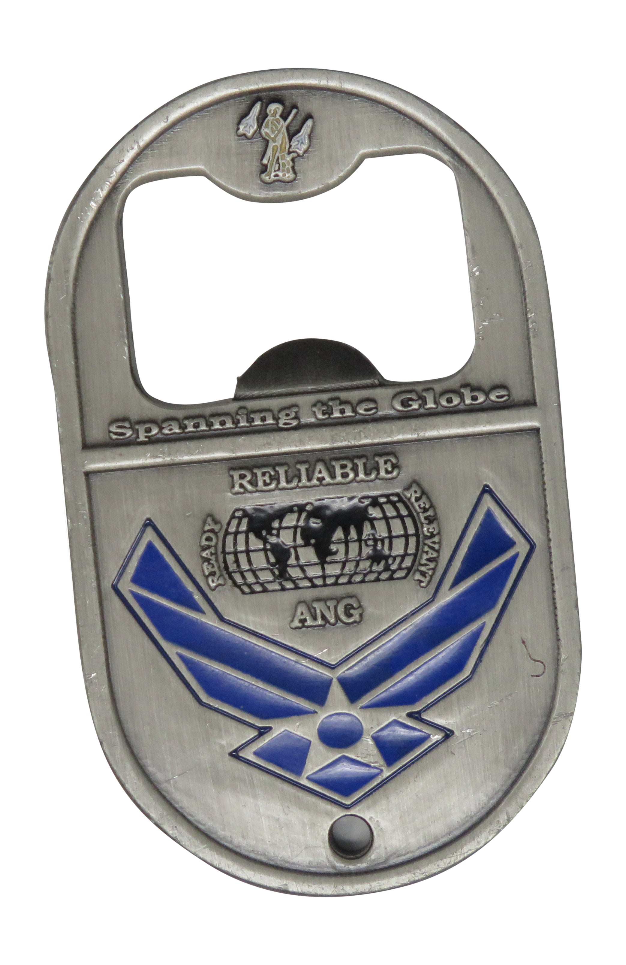 US Air National Guard North Highlands Top Three Bottle Opener Challenge Coin