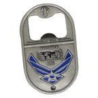 US Air National Guard North Highlands Top Three Bottle Opener Challenge Coin