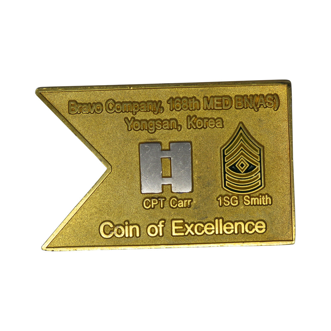 US Army 168th Med BN AS Yongsan Korea Challenge Coin