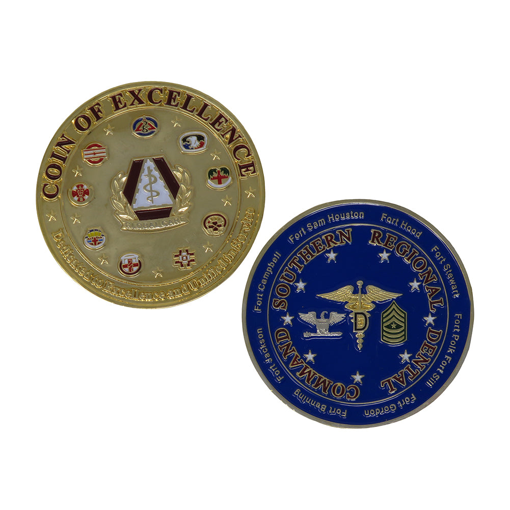 US Army Southern Regional Dental Command Challenge Coin