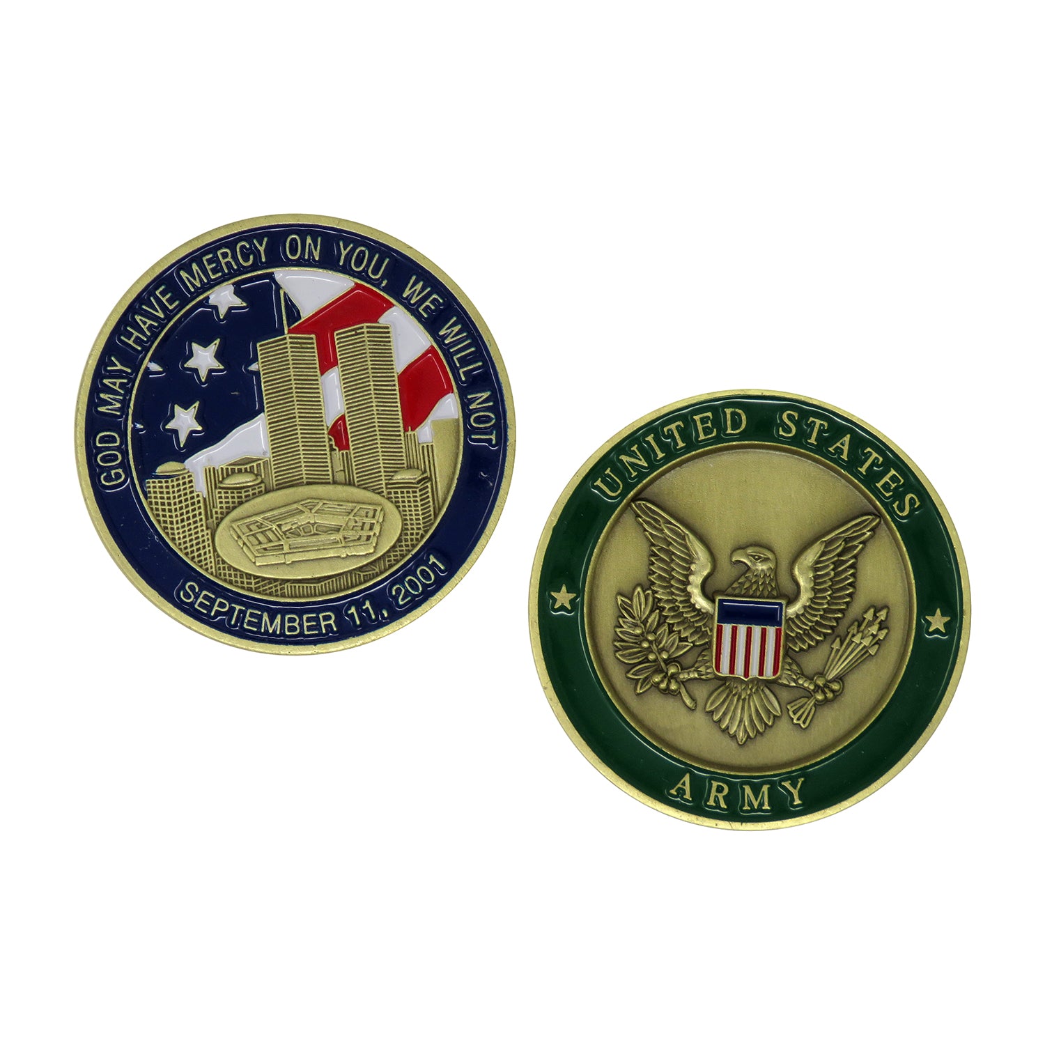 US Army God May Have Mercy On You We Will Not Challenge Coin