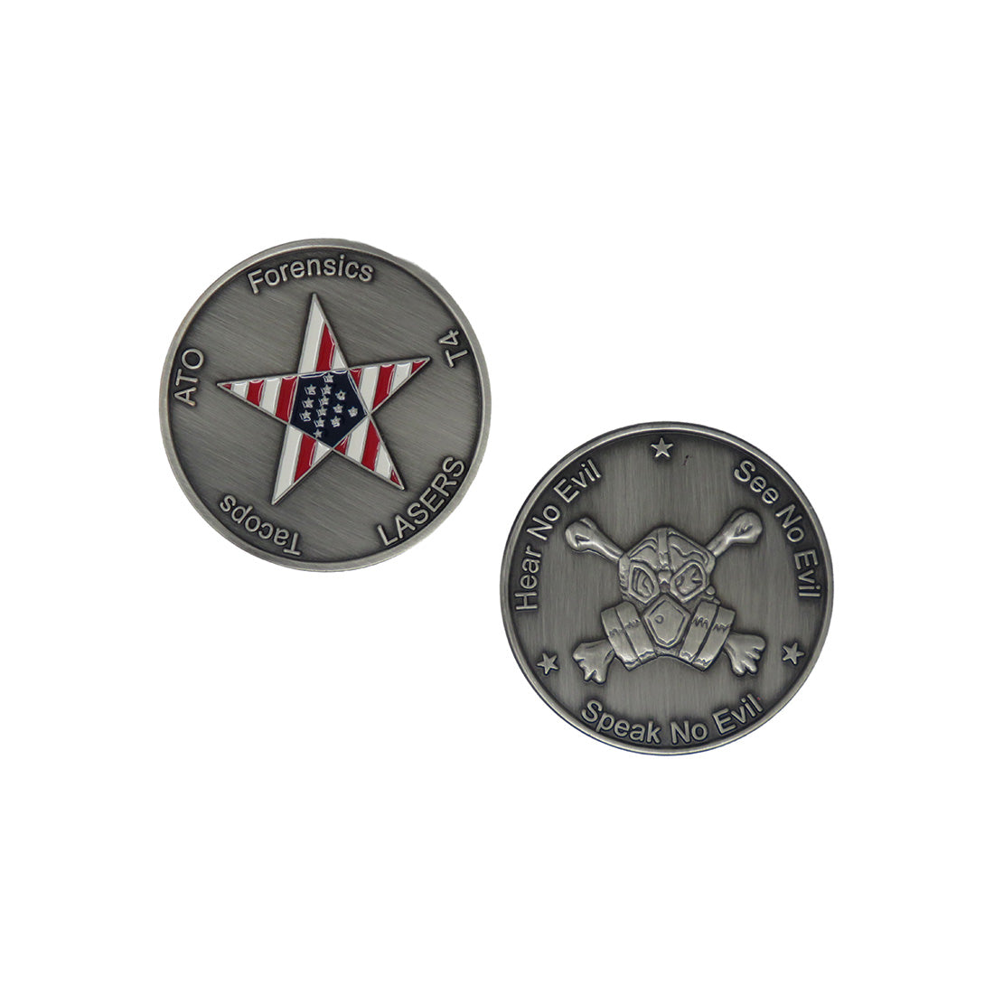US Army ATO Forensics T4 Lasers Tacops Challenge Coin
