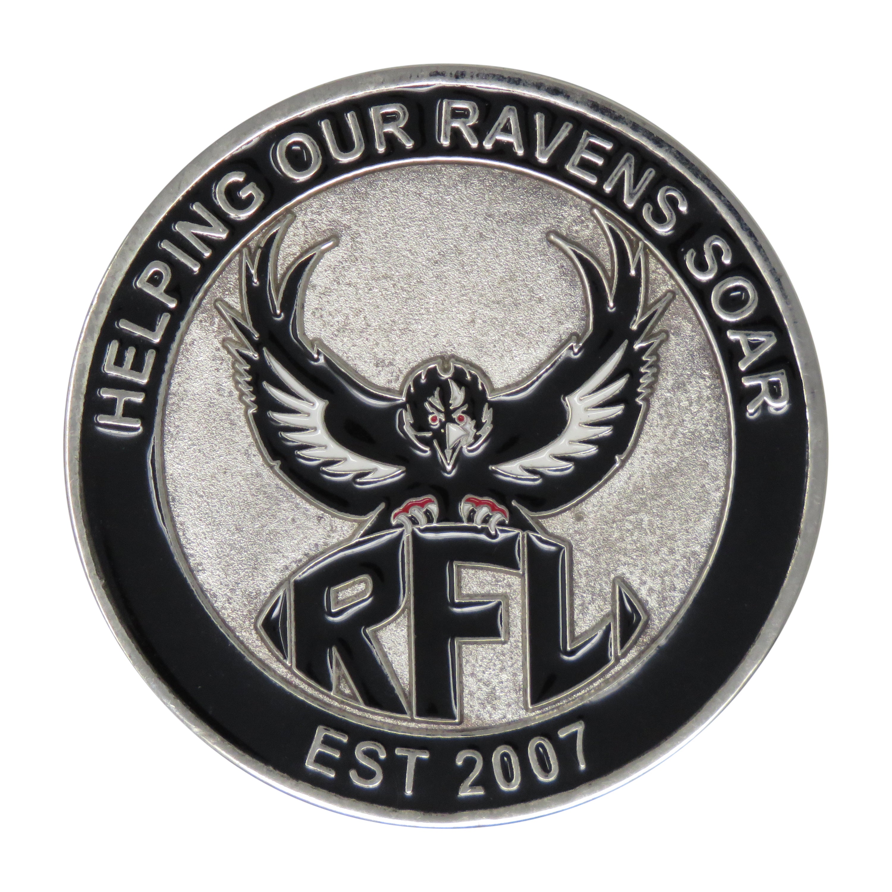 Tradition Never Graduates Raven Football Challenge Coin