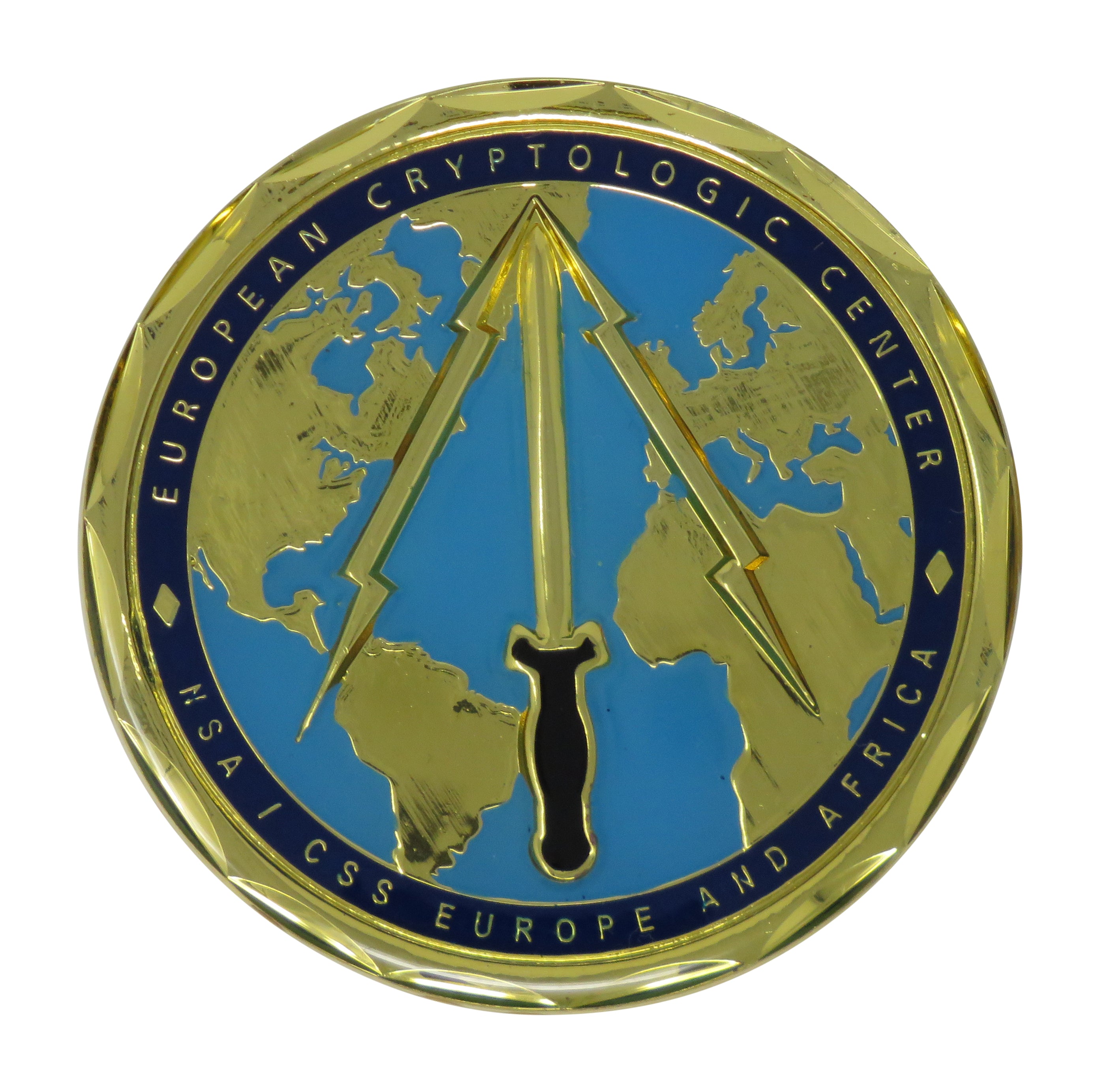 European Cryptologic Center Challenge Coin